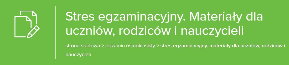 Stres egzaminacyjny