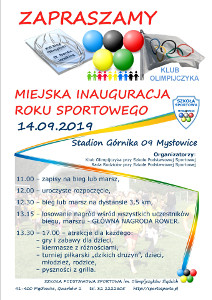 Miejska Inauguracja Roku sportowego 2018/2019