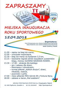 Miejska Inauguracja Roku sportowego 2018/2019