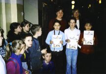Klasy III - M. Trybowska, S. Trojan, M. Kruczek