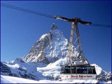 Kolejka kabinowa na Klein Matterhorn